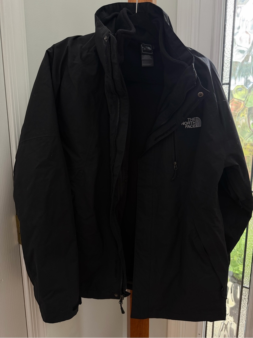 The North Face Men's Black Ski Jacket with Hood